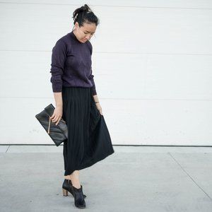 Vintage Pleated Skirt